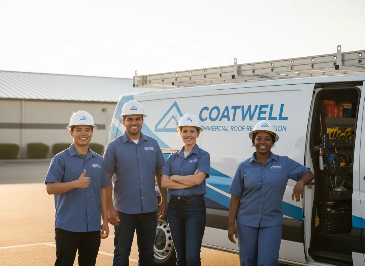 Commercial roof coating company in Ewing, IL
